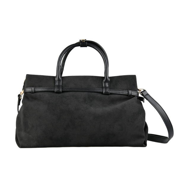 lady's bag synthetic leather black 0162372