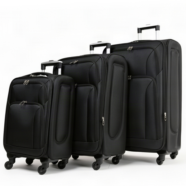 medium suitcase textile black 0163712