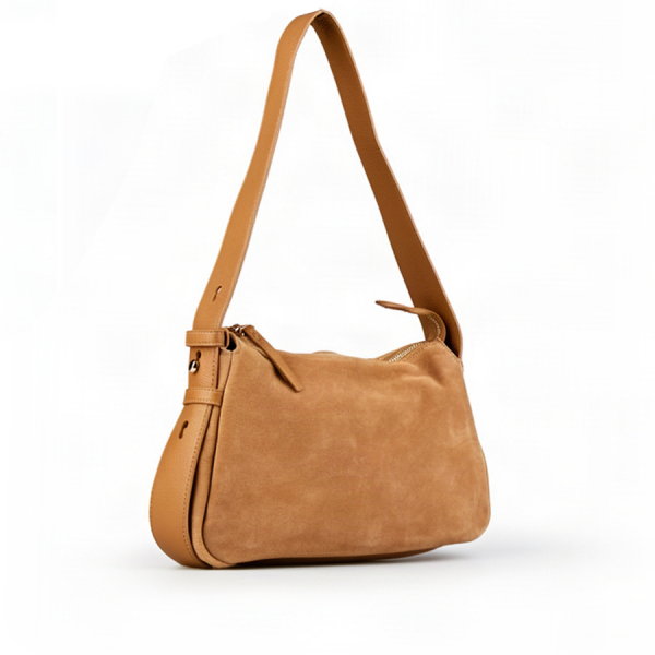 lady's bag genuine leather/eco leather light brown