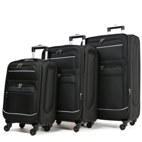 medium suitcase textile black 0163724