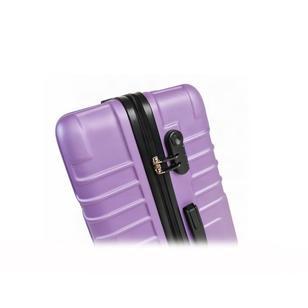 medium suitcase ABS plastic  purple 0163679