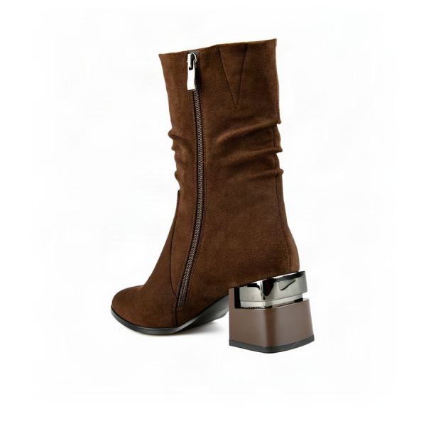 lady's boots textile brown 0162118