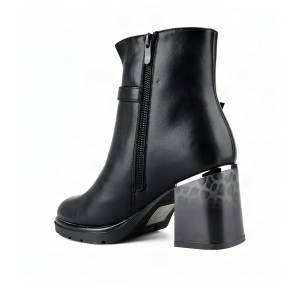 lady's boots synthetic leather black 0162487