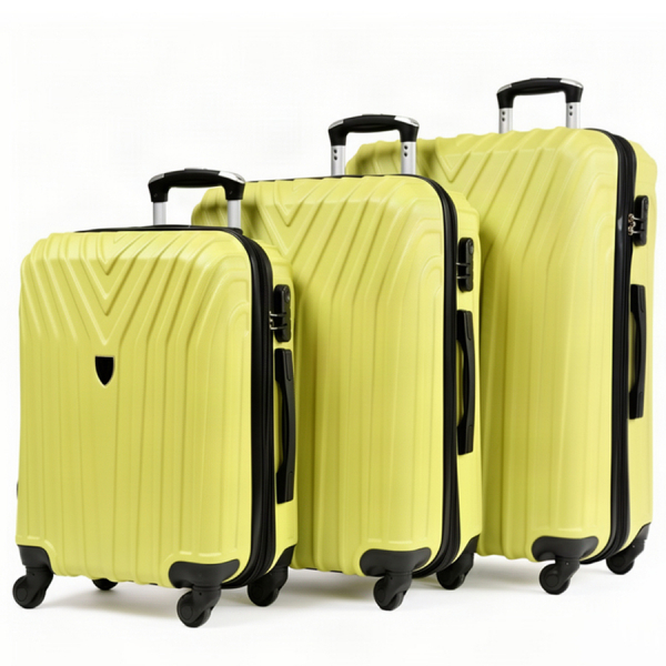 big suitcase ABS plastic green 0163665