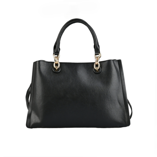 lady's bag synthetic leather black 0162387