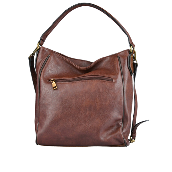 lady's bag synthetic leather brown 0163514
