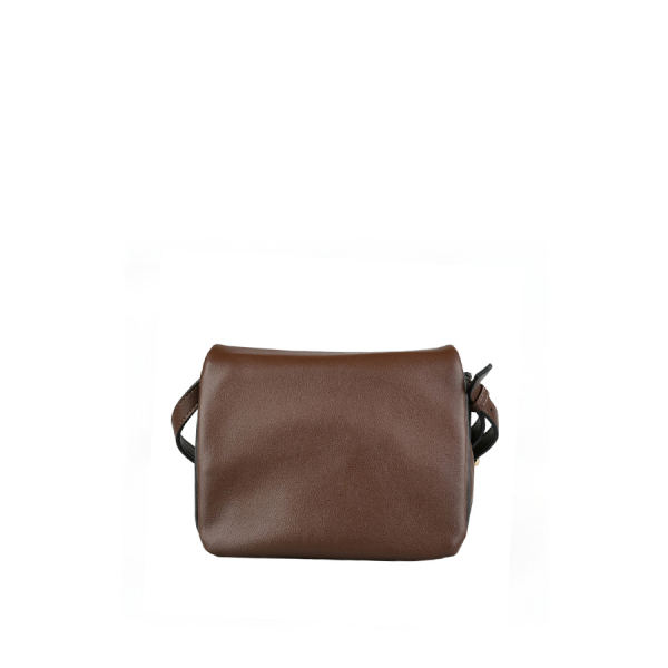 lady's bag synthetic leather brown 0163168