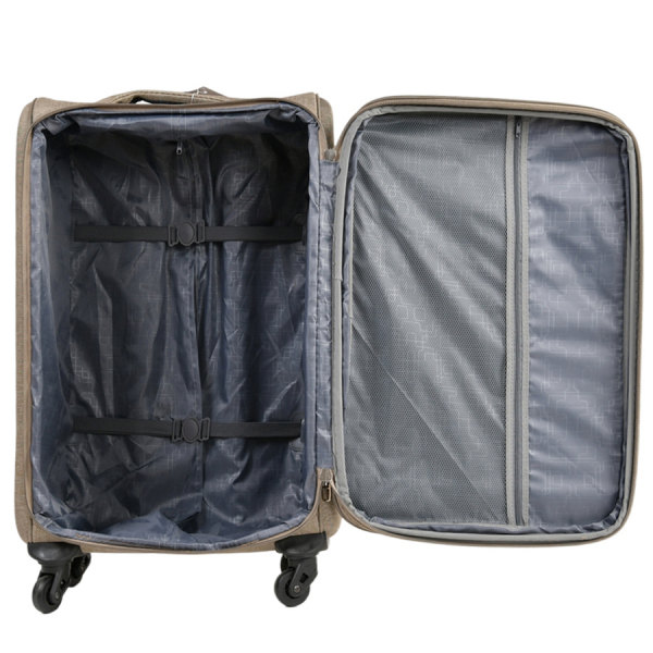 big suitcase textile  beige 0163707