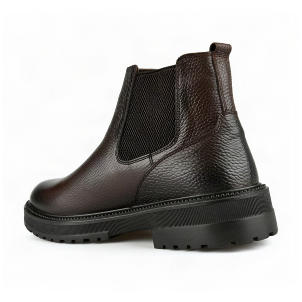 men's boots genuin leather brown 0164061