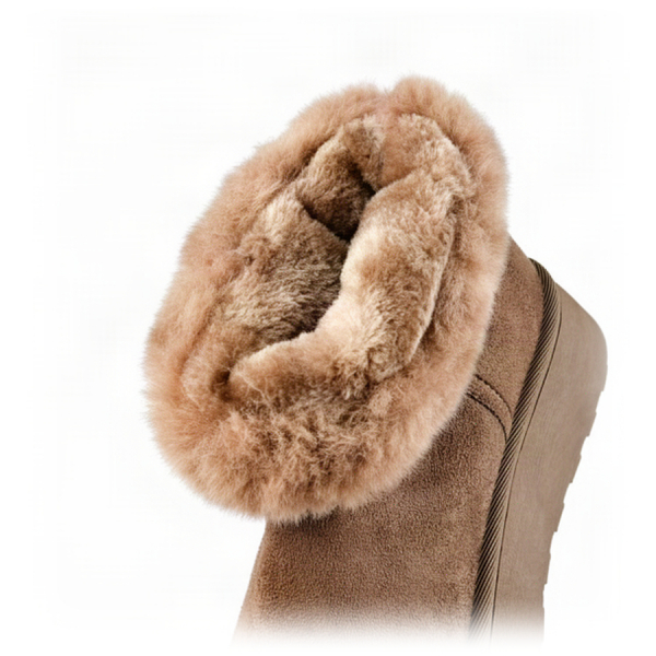 lady's boots textile light brown 0163247
