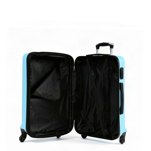small suitcase ABS plastic blue 0163693