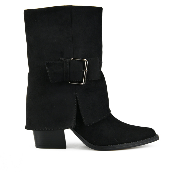 lady's boots textiles black