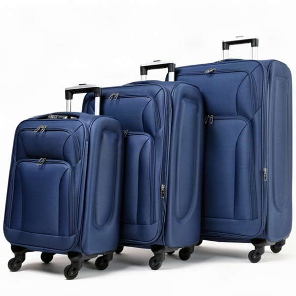 medium suitcase textile  tŭmno sin dark blue 0163718