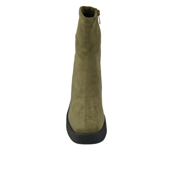 lady's boots textiles green 0162774