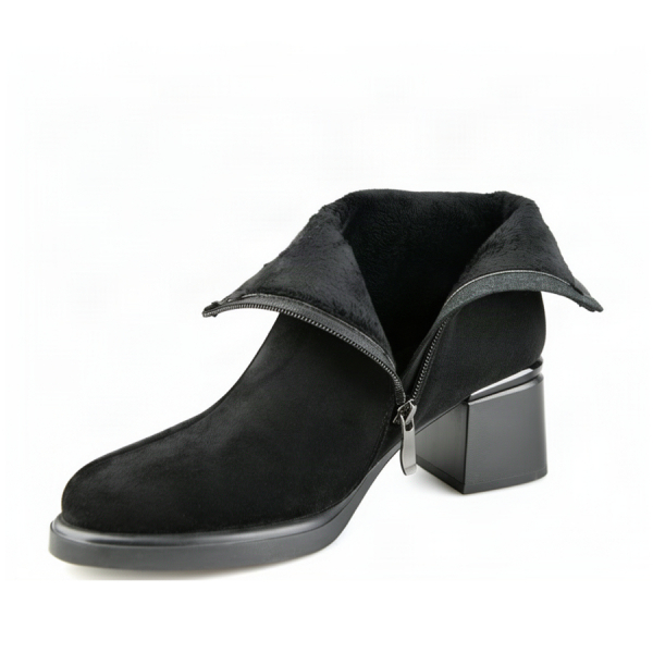 lady's boots textile black 0163400