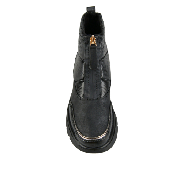 lady's boots synthetic leather/textile black 0163262