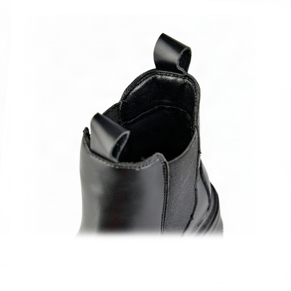 lady's boots genuin leather black 0162876