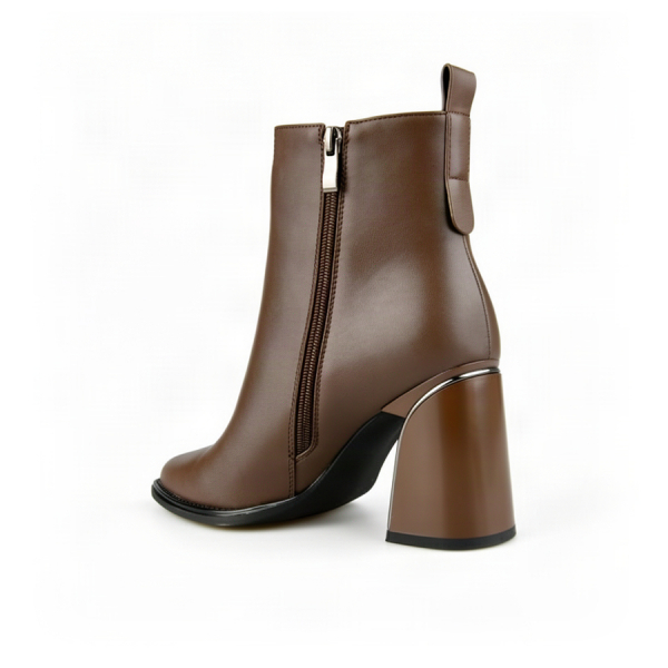 lady's boots synthetic leather brown 0162113