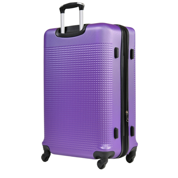 big suitcase ABS plastic  purple 0163689