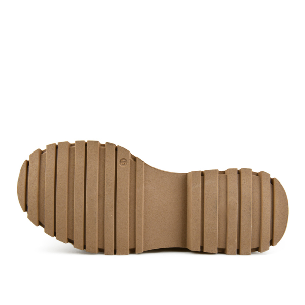 lady's boots synthetic leather light brown 0163251