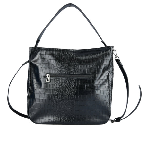 lady's bag synthetic leather black 0163507