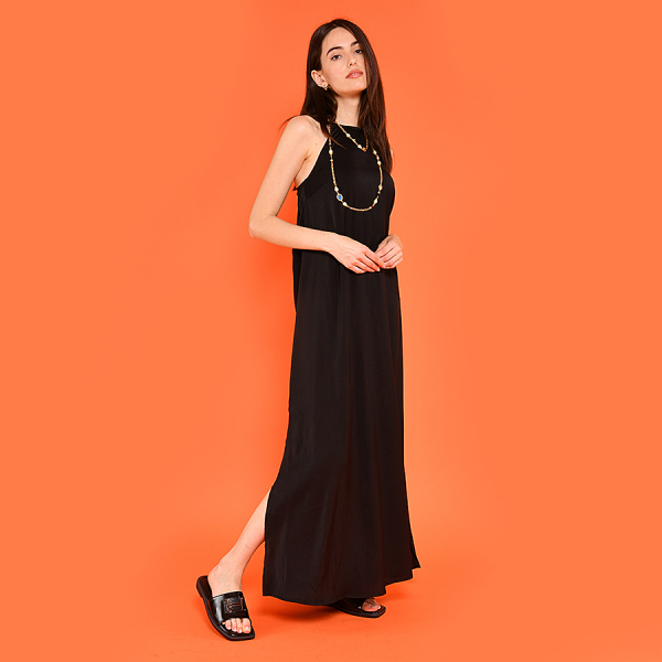 lady's slippers eko leather black 0159490