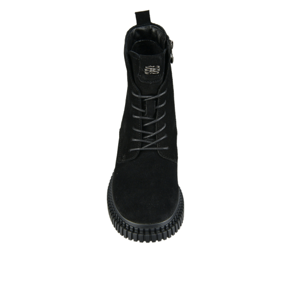 lady's boots genuin leather black 0163070