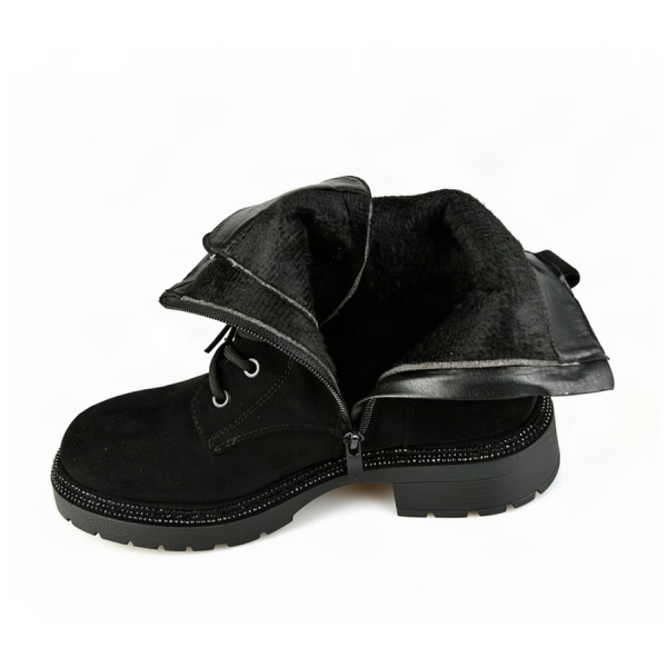 lady's boots textile black 0162440