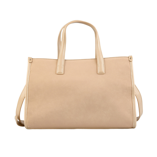 lady's bag synthetic leather beige 0162380