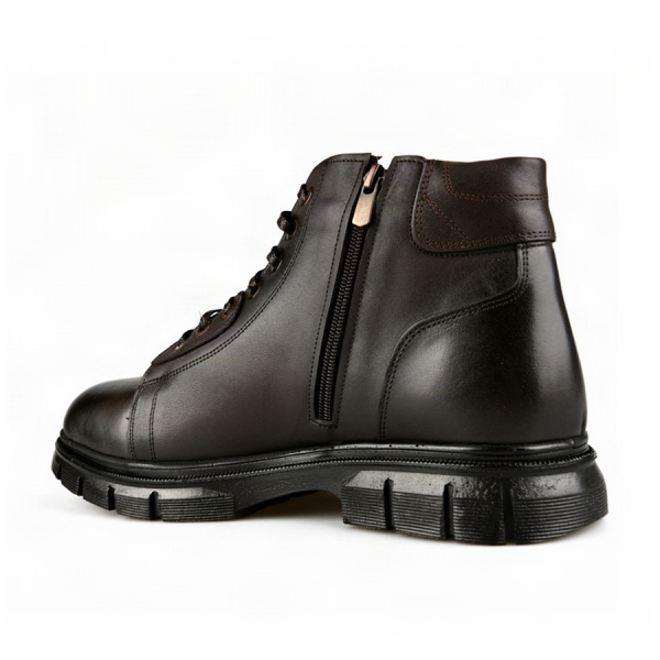 men's boots genuin leather brown 0164060