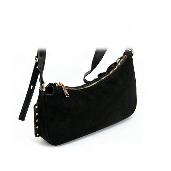 lady's bag genuine leather/eco leather black 0163130