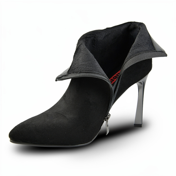 lady's boots textiles black 0162069