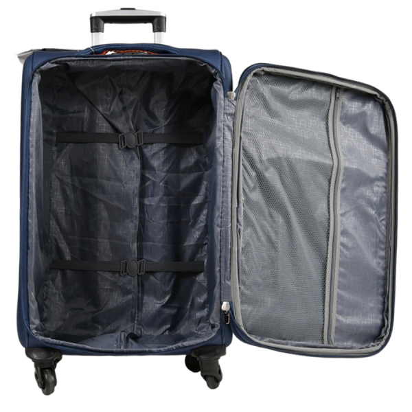big suitcase textile  tŭmno sin dark blue 0163719