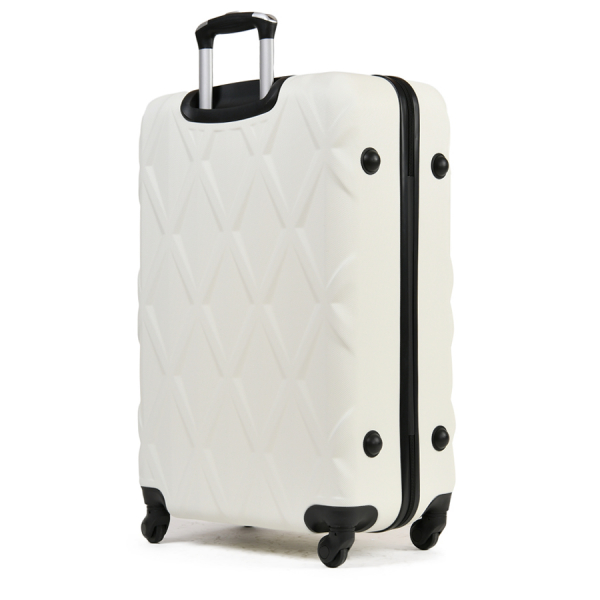 big suitcase ABS plastic  beige 0163662