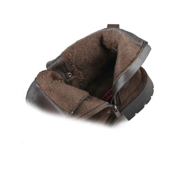 lady's boots textile brown 0162442