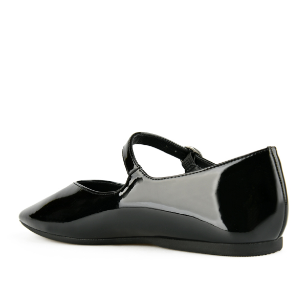 lady's shoes eko leather black 0156589