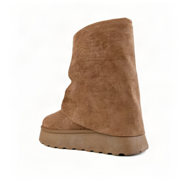 lady's boots textile light brown 0163235