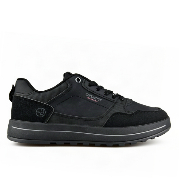 men's shoes synthetic leather black