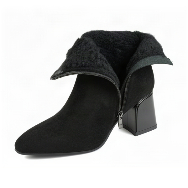 lady's boots textile black 0163402