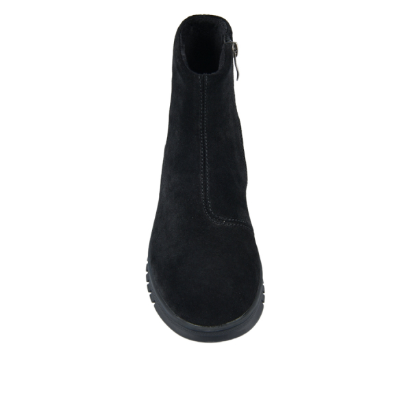 lady's boots genuin leather black 0163077