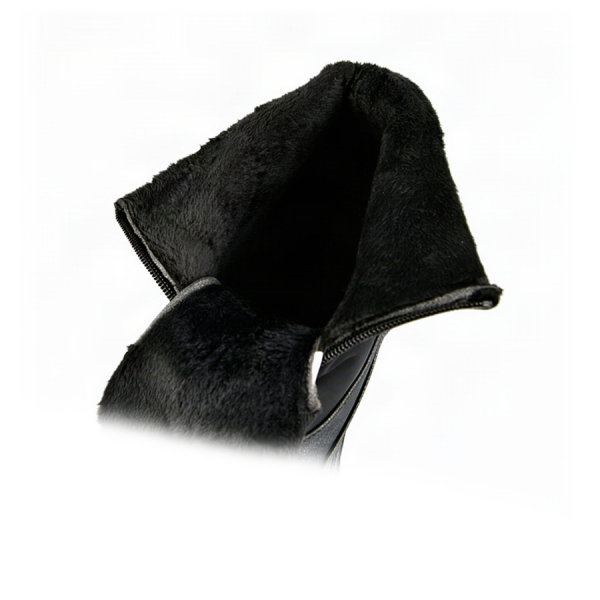 lady's boots synthetic leather/textile black 0163260