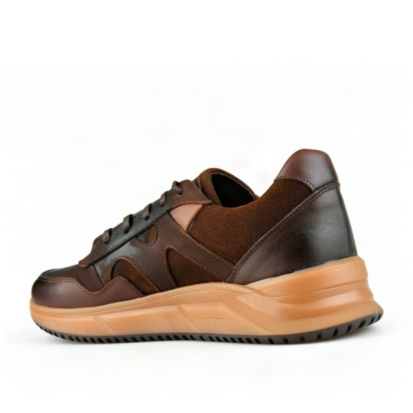men's shoes genuin leather brown 0164044