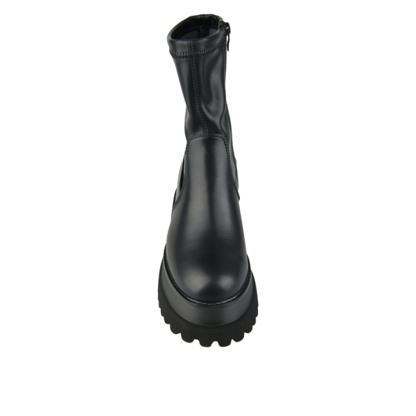 lady's boots synthetic leather black 0162516