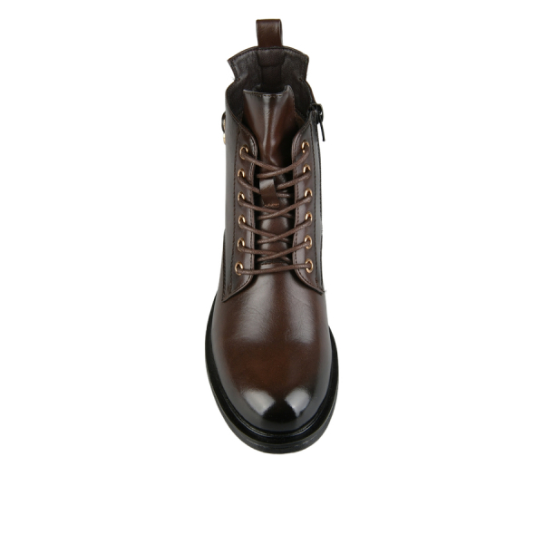 lady's boots synthetic leather brown 0162913