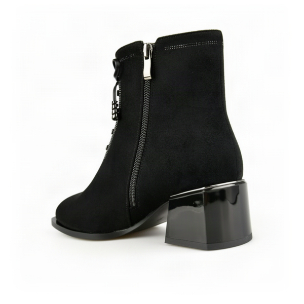 lady's boots textile black 0162106