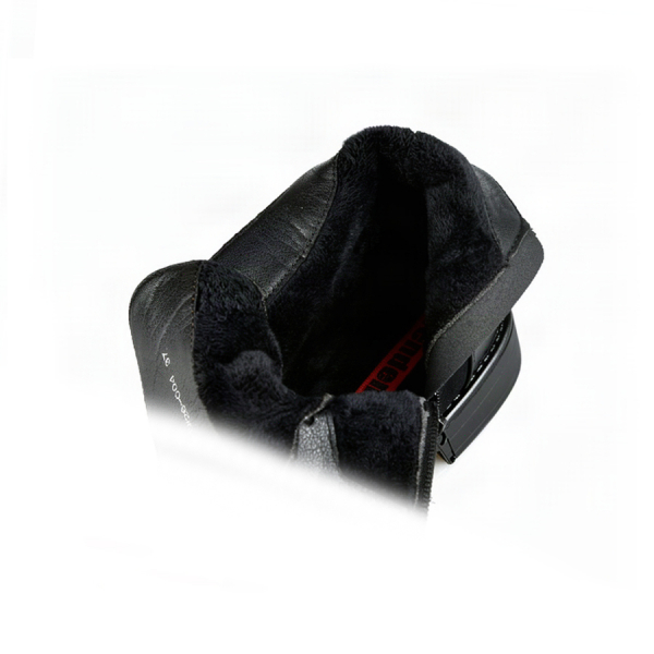 lady's boots textile/synthetic leather black 0162906
