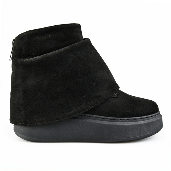 lady's boots textiles black