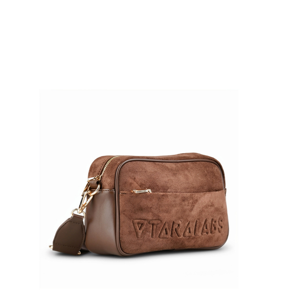 lady's bag textile/eco leather brown