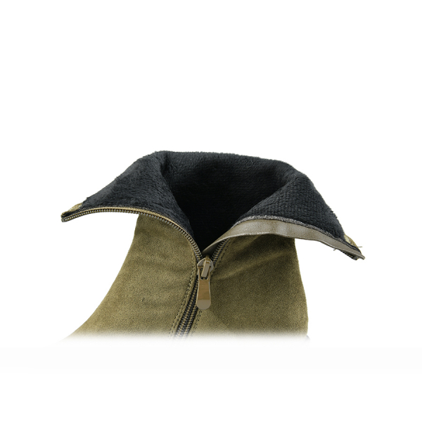 lady's boots textiles green 0162774