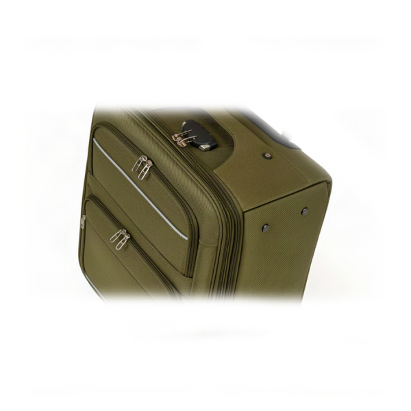 small suitcase textile green 0163726